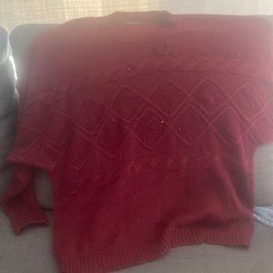 Red Knit Sweater